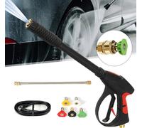 5M/10M Tuyau 4000PSI Pistolet de pulvérisation à pression Mur Lance Wasser Washer Pump Extend Wand - #1