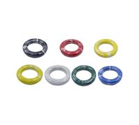 5M/30M Câble de cuivre résistant à 300C tressage isolant chaud élément chauffant par sol(Random Color; 5m; 1.5mm2 (15AWG))