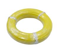 5M/30M Câble de cuivre résistant à 300C tressage isolant chaud élément chauffant par sol(YELLOW; 20m; 0.75mm2 (18AWG))