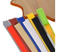 5m Bande de Bord en TPE Souple à profil en U Bande de Couvre Chant, Protecteur De Bord U, ande De Chant Adhesive, Edge Guard Strip pour Les Projets De Bricolage(Black,20mm)