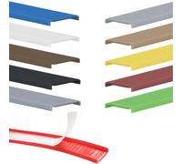 5m Bande de Bord en TPE Souple à profil en U Bande de Couvre Chant, Protecteur De Bord U, ande De Chant Adhesive(Black,32mm)