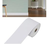 5m de Plinthe souple autocollante,largeur:10cm,moulure flexible,profilé de transition de sol,plinthes,plafonds muraux,blanc