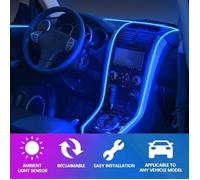 5m Éclairage Intérieur Voiture, LED Voiture, Bande Lumineuse 5V pour Intérieur, Fil de Lumière Voiture LED Intérieur .