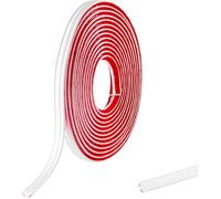 5M PVC Joint Étanchéité Autocollant Bordure de Finition Plan de Travail Cuisine Angle Mur, Joint Mur Blanc Mat12mm 12MM PLINTHE PVC