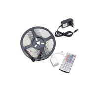 5M Rgb Led 2835 Etanche Lumière Bande Smd 44 à Distance Clé 12V Ue Pleine Puissance Kit JJZM710