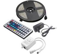 5M Rgb Led 5050 Etanche Lumière Bande Smd 44 à Distance Clé 12V Ue Pleine Puissance Kit JJZM572