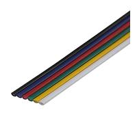 5m RGBW CCT LED Câble de rallonge Câble plat Rouge Vert Bleu Blanc Jaune Noir