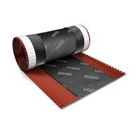 5m x 240mm Brun rouge closoir ventilé RAL 8012