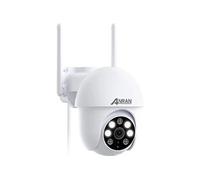 ANRAN 5MP Caméra de surveillance filaire WIFI extérieure intérieure pivot à 355° Audio bidirectionnel-P3