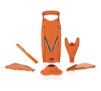 5O52110 Börner Mandoline V5 Powerline Plus Set - Coupe - légume & fruit professionnel en tranche fine + poussoir de sécurité - Oran
