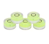 5pcs 15mm Mini Outil de Mesure de Niveau Rond à Bulle, Niveau à Bulle, Angle de Réglage de l'Instrument pour l'Échelle de Balance