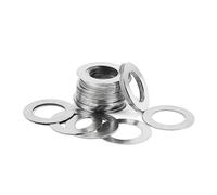 5pcs 35mm×45mm×0.5mm Rondelle plate en acier inoxydable 304 ultra - mince, Rondelle plate de réglage du jeu d'axe