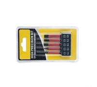 5pcs Alliage Acier Magnétique Tournevis Bit Kit 50mm Antidérapant Tige | Ensemble de forets hexagonaux magnétiques à couple élevé Embouts de tournevis antidérapants en alliage d'acier (C)