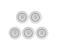 5PCS Bouton de Sonnette Sans Fil 433mhz SOS Bouton de Panique Appel D'Urgence Alarme Sans Fil pour Personnes Âgées