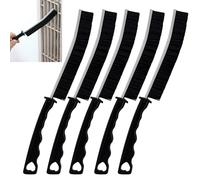 5Pcs Brosse Joint Carrelage,Brosse Nettoyage Salle de Bain,Produits et Accessoires de Nettoyage,pour Sols Les Toilettes,la Baignoire,l'évier,la Fenêtre,Noir