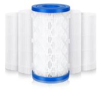 5pcs cartouche filtre piscine- Type A/C Intex Bestway - Réutilisable 70 plis - Pour spa, filtration eau claire - 108x203mm