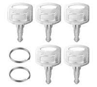 5pcs Clés Distributeur Papier Toilette 1100 istributeur Distributeur de Papier Toilette Clé & 2 Porte-Clés pour Tork SCA 1100 Le Distributeur de Papier Professionnels de la Maintenance