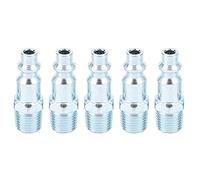 5pcs Connecteur Droit Pneumatique, Raccord Rapide Pneumatique Connecteurs, fiches américaines, connecteurs d'air industriels, accessoires de compresseur