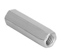 5pcs Écrous d'Accouplement à Tête Hexagonale Longue Tige Écrou en Acier au Carbone Entretoise m10 Fixations Filetées(M10*40)