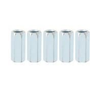 5pcs Écrous d'Accouplement Hex Longue Tige Écrou en Acier au Carbone Standoff M12 * 40 Attaches Filetées(17mm)