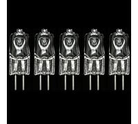 5PCS G5.3 230V 75W G5.3 Ampoule Lampe halogèn edeux broches blanc chaud | G5.3 Ampoule à intensité variable four micro-ondes et les friteuses à air