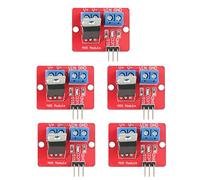 5pcs High Power 3,3 V / 5V Modules de Pilote MOSFET pour la Bande de Moteur DC à Bande LED, Planches D'entraînement de Sortie PWM, Sortie 24V pour les Projets de Bricolage