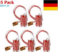 5pcs MAXELL ER17/33 3.6V 1600mah batterie PLC avec connecteur pour Omron 3G2A9-BAT0