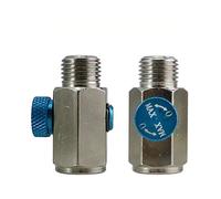 5pcs Mini Air Régulateur de pression, 1/4 fil, intégré filtre anti-poussière, régulateur débit d'air vanne réglage Commutateur for outil pneumatique Composant de tuyauterie