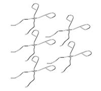 5pcs Pungs de Creuset en Acier Inoxydable avec Poignées Ergonomiques pour Couler en Métal et Fondre l'or, Pinces de Serrage Polyvalent pour le Laboratoire et les Grillades