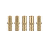 5pcs Raccord de Tuyau Droit à Deux Voies Raccord en Laiton Barbelé Connecteur de Tube Jonction 6/8/10/12/14/mm (10mm)