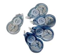 5Pcs Rouleau de Ruban Correcteur 20mX5mm Blanc Bandes Correctives à Séchage Rapide Total 100m pour Écrire un Journal Notant une Correction Haute Capacité