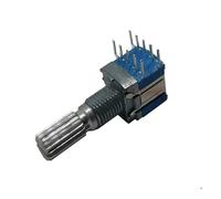 5PCS RS1010 Commutateur Rotatif Sélecteur de Bande 2 Pôles 4 Positions | 5PCS RS1010 Interrupteur Rotatif 2 Pôles 4 Positions Longueur d'Arbre 20mm Commutateur de Bande
