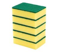 5PCS Scrub Sponges, Heavy Duty Dishes Cleaning Scouring Pad for Cookware Cleaning Kitchen and Household