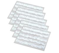 5pcs / Set Bricolage Cristal époxy décoratif Remplissage résine Peinture Simulation Vague Remplissage Artisanat Faire des matériaux Autocollants