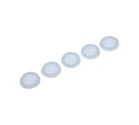 5PCS Silicone Lid Gasket for Vacuum Bottle Seal White(B) | Prevents spills effectively, silicone, odorless material, easy to install, 5-pack value