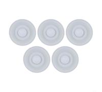 5PCS Silicone Lid Gasket for Vacuum Bottle Seal White(C) | Prevents spills effectively, silicone, odorless material, easy to install, 5-pack value