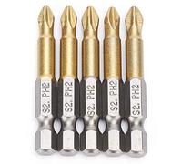 5pcs Tournevis Bits PH2 Anti-dérapant 1/4 Inche Embouts Hex 50mm Pour Outils Électroniques D I Y