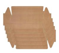 5Pièces Papier Cuisson Reutilisable, Feuille de Cuisson Reutilisable, Papier Sulfurisé, Tapis de Cuisson pour Four Poêle, Moule à Caisse, Film de Cuisson Permanent, Résistant la Chaleur(43 x 24 cm)