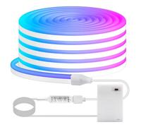 5V Neon Ruban LED, 108 Leds/m néon Bandes LED 3535 RGB Light Strip avec 3aa Battery box contrôleur pour Décoration intérieure extérieure. (Pas de batterie à l'intérieur)