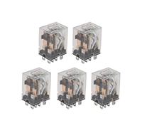 5X Bobine 12V 10A 240VAC 28VDC Relais Electromagnetique DPDT JQX-13F2Z