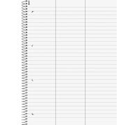 5X BRUNNEN 1067148 Bloc College Premium Student "Vocabulaire", A4, 50 feuilles, linéature 54, jaune
