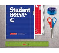 5X BRUNNEN 106791101 Collegeblock A4 Spirale oben Lin27