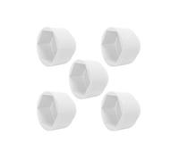 5x cache écrou blanc M10 x clé hexagonale 17mm plastique capuchon protection vis tête hexagonal