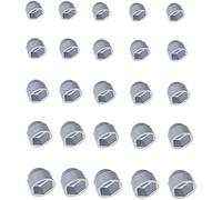 5x CACHE ECROU CAPUCHON BOUCHON PLASTIQUE GRIS VIS AUTO M4 M5 M6 M8 M10 M12 M14 M16 M20 M24 M30 (Diamètre M8 / Hex 13mm)