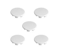 5x cache trou plastique 6,4mm (1/4) blanc bouchon protection trou meuble mur cloison vis quincaillerie