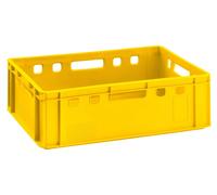5x caisse de stockage caisse gerbable E2 60x40cm apte au contact alimentaire - caisse gerbable caisse à viande Eurokiste multicolore