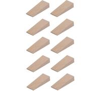 5x cale en bois universelle 6mm + 5x cale en bois universelle 12mm (55mm x20mm) meuble porte calage ajustement table armoire
