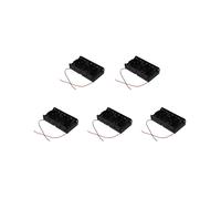 5X Clip A Ressort Noir 4 x 1.5V D Taille Batterie Batteries Support Case