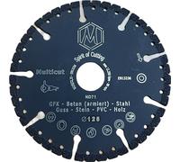 5x disque diamant Multicut 2,4 x 5,0 / 125 mm 22,23 mm Lame de scie multifonction pour béton acier fonte PVC bois
