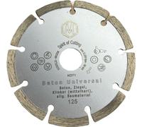 5x Disque diamant universel 125x/22,23mm Neton brique clinker pierre Disque diamant 9 segments argenté